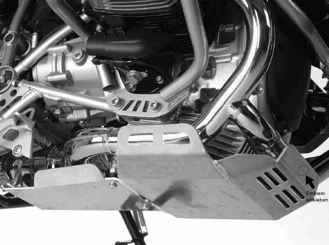 Carterplaat Aluminium Hepco_Becker BMW R1200GS 2004_2012/ Adventure 2006_